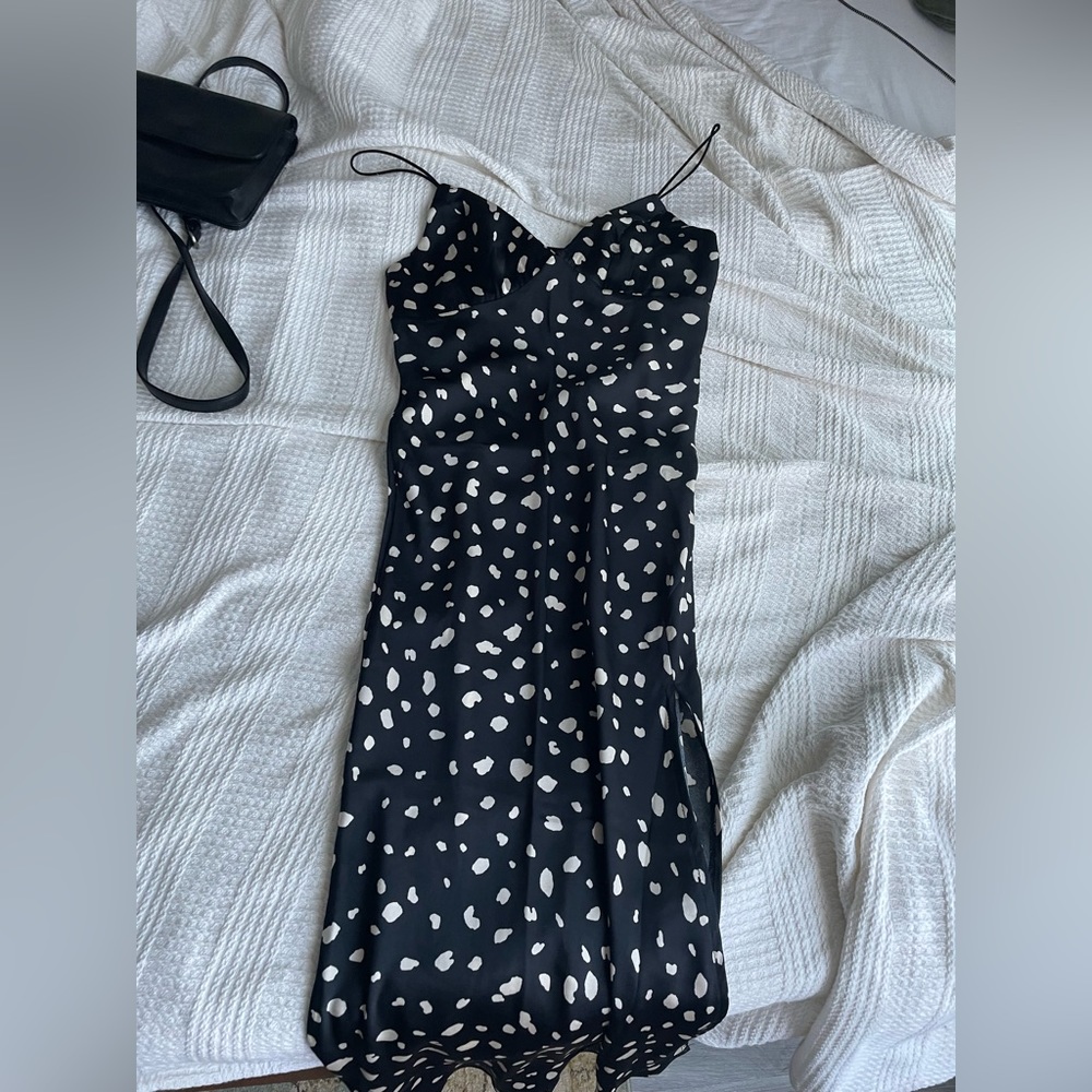 Petal and Pup Midi Dress with Slit